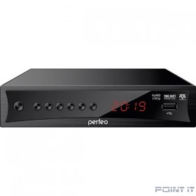 Perfeo DVB-T2/C приставка &quot;CONSUL&quot; для цифр.TV, Wi-Fi, IPTV, HDMI, 2 USB, DolbyDigital, пульт ДУ [PF_A4413]
