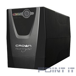 CROWN ИБП CMU-500XIEC {480 ВА / 240 Вт; Off-Line;  3 х IEC-320 , 12V/4,5AH х 1; пластик}