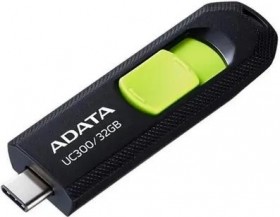 Флэш-накопитель 32GB ACHO-UC300-32G-RBK/GN ADATA