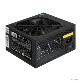Exegate EX219463RUS-S Блок питания XP500, ATX, SC, black, 12cm fan, 24p+4p, 6/8p PCI-E, 3*SATA, 2*IDE, FDD + кабель 220V с защитой от выдергивания