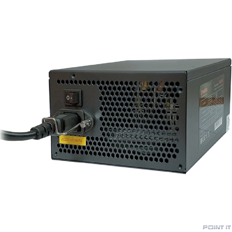 Exegate EX219463RUS-S Блок питания XP500, ATX, SC, black, 12cm fan, 24p+4p, 6/8p PCI-E, 3*SATA, 2*IDE, FDD + кабель 220V с защитой от выдергивания