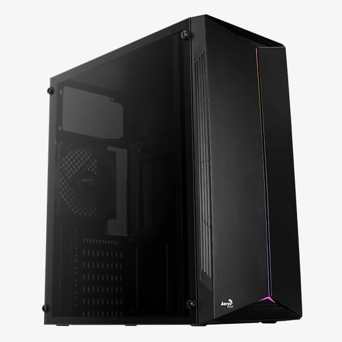 Корпус MIDITOWER ATX W/O PSU 4718009158047 BLACK AEROCOOL