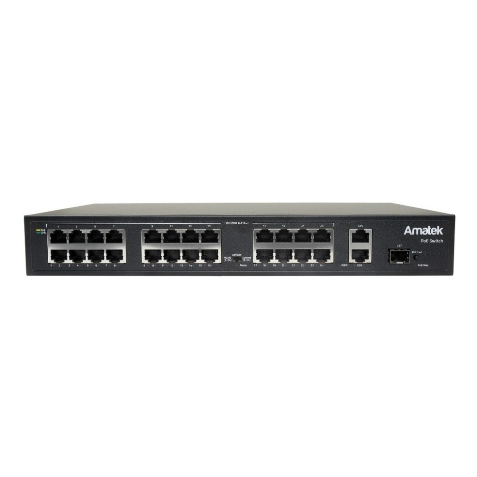 AN-S26P24 - 27-портовый 100/1000 Мбит/с коммутатор с PoE до 300Вт