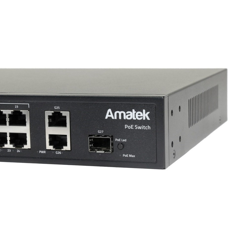 AN-S26P24 - 27-портовый 100/1000 Мбит/с коммутатор с PoE до 300Вт