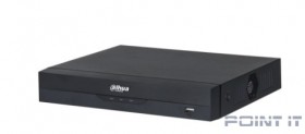 DAHUA DHI-NVR2108HS-8P-I2 8-канальный IP-видеорегистратор с PoE, 4K, H.265+, видеоаналитика, входящий поток до 144Мбит/с, 1 SATA III до 10Тбайт