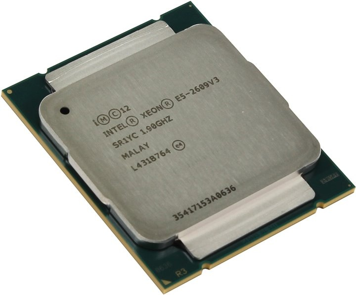 Процессор Intel Xeon E5-2609V3 Haswell-EP (1900MHz, LGA2011-3, L3 15360Kb), SR1YC