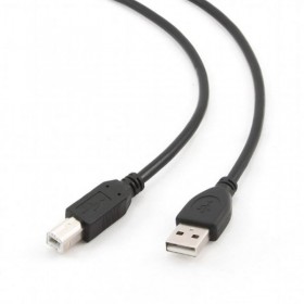 Кабель шт.USB A - шт.USB В 2.0 (3, 0м), серый,
