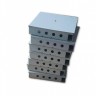 Коробка оптическая настенная 4 FC портов Simplex, ложемент для КДЗС, металлическая, (164*124*23мм Г*Ш*В), D-тип