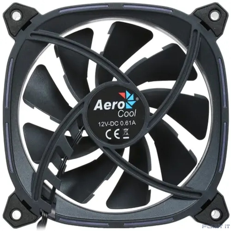 Вентилятор для корпуса AeroCool Astro 12 ARGB, 120мм, 1000rpm, 17.5 дБ, 6-pin, 1шт, (Astro 12 ARGB)