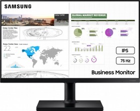 ЖК монитор SAMSUNG LF24T450FQIXCI/24&quot;/IPS/1920x1080 16:9/75Hz/250/1000:1/5 мс/черный/5.2 кг LF24T450FQIXCI