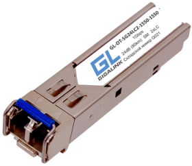 Модуль GIGALINK SFP, 1Гбит/c, два волокна SM, 2xLC, 1550 нм, 24 дБ (до 80 км) -40C