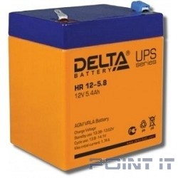 Delta HR 12-5.8 (5.8 А\ч, 12В) свинцово- кислотный аккумулятор  