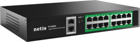 Коммутатор 16PORT 10/100M 16POE+2XGE+SFP P116GC NETIS