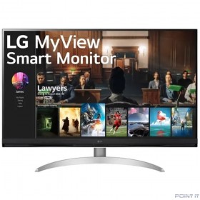 Монитор LCD LG 31.5&quot; 32SQ700S-W Smart Monitor {VA 3840x2160 60Hz 5ms 250cd 16:9 178/178 2x5W USB-C(PD 65 W) 2xHDMI USB}