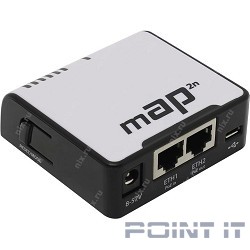 MikroTik RBmAP2nD Беспроводной маршрутизатор mAP  WiFi + 2 порта LAN 100Мбит/сек