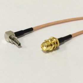 Адаптер для модема (пигтейл) CRC9-SMA(female) кабель RG316 25см.