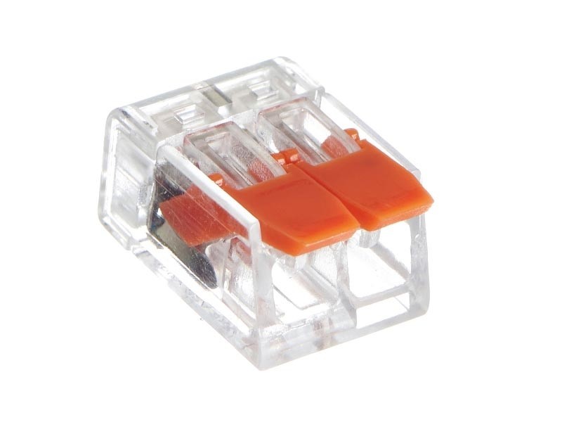 Клемма 223-412 многоразовая, универсальная, 2-проводная, (0,14-4мм2),  NETKO Optima 20шт