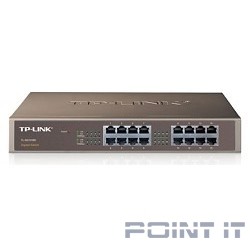 TP-Link TL-SG1016D 16-портовый гигабитный настольный/монтируемый в стойку коммутатор SMB