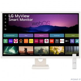 Монитор LCD LG 31.5&quot; 32SR50F-W Smart Monitor {IPS 1920x1080 60Hz 5ms 250cd 16:9 1200:1 178/178 2x5W 2xHDMI USB VESA webOS}