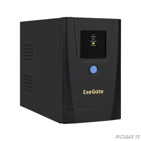 Exegate EX292778RUS ИБП ExeGate SpecialPro UNB-900.LED.AVR.1SH.2C13.RJ.USB &lt;900VA/500W, LED, AVR,1*Schuko+2*C13, RJ45/11,USB, металлический корпус, Black&gt;