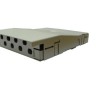 Коробка оптическая настенная 8 FC портов Simplex, ложемент для КДЗС, металлическая, (180*120*40мм Г*Ш*В), D-тип
