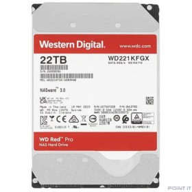 22TB WD Red Pro (WD221KFGX) {Serial ATA III, 7200- rpm,512Mb, 3.5&quot;}