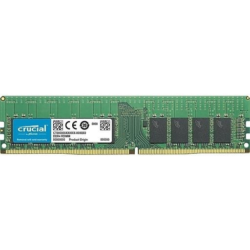 Модуль памяти CRUCIAL DDR4 16Гб RDIMM/ECC 2666 МГц Множитель частоты шины 19 CT16G4RFD8266