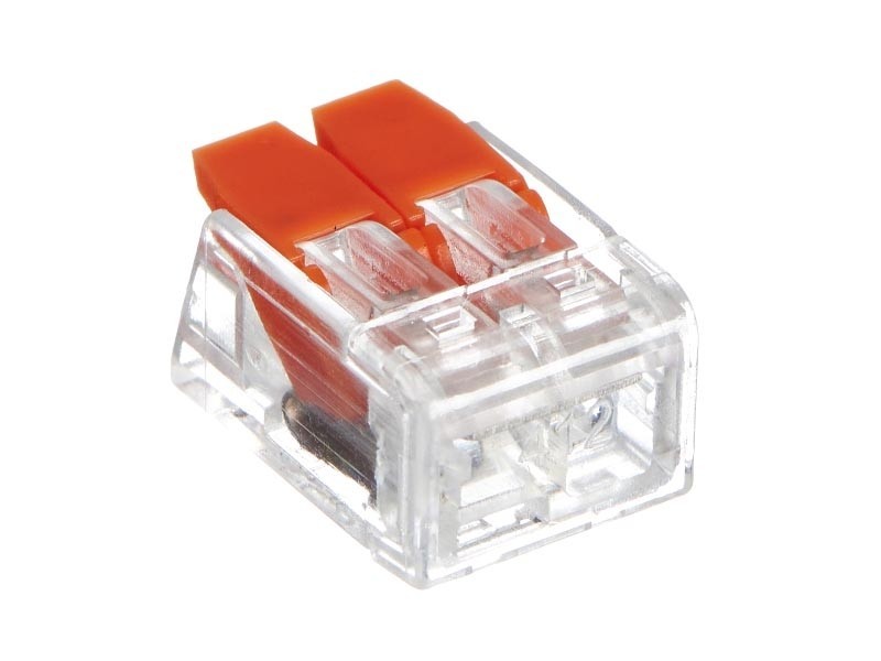 Клемма 223-412 многоразовая, универсальная, 2-проводная, (0,14-4мм2), NETKO Optima 10шт