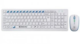 Беспроводная клавиатура/мышь SKYLINE 895 RU WHITE 45895 DEFENDER