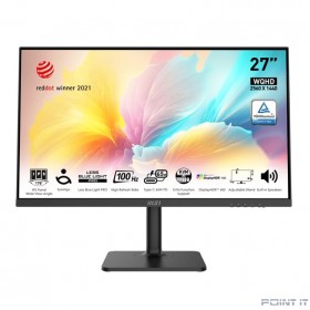 Монитор LCD MSI 27&quot; Modern MD272QXP черный {IPS 2560x1440 100Hz 16:9 300cd 178/178 HDMI DisplayPort USB HAS Pivot}