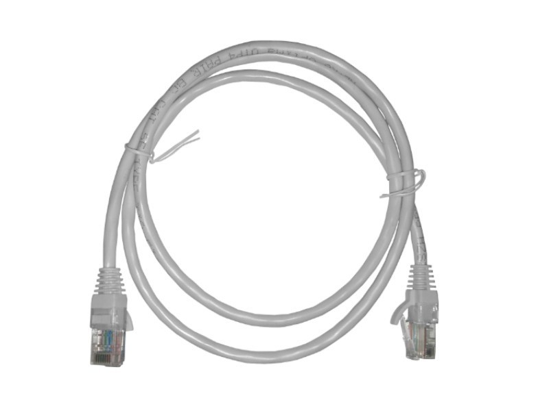 Патч-корд UTP4 cat 5e, ВС, LSZH, белый, литой коннектор NETKO Optima