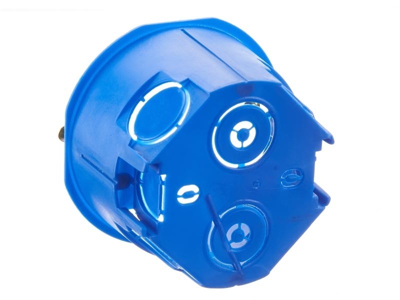 Коробка установочная приборная в бетон УПп 68/45.1.1, синяя