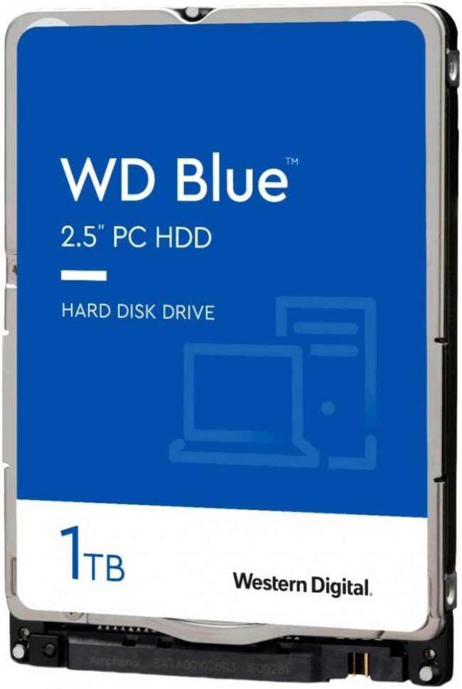 Жесткий диск SATA2.5" 1TB 6GB/S 128MB BLUE WD10SPZX WDC