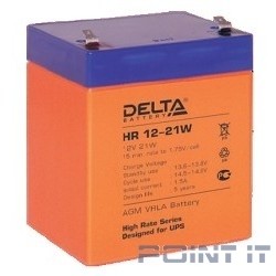 Delta HR 12-21W (5 А\ч, 12В) свинцово- кислотный  аккумулятор  