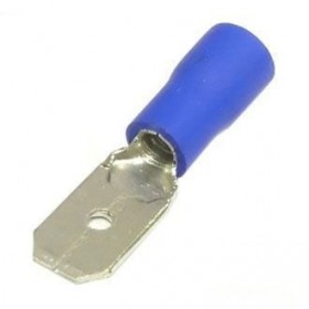 Клемма  ножевая MDD 2-250, КНИ 6,3мм, 1,5-2,5мм2, изолированная, синяя, 100шт., Netko