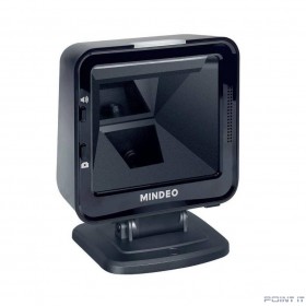 MINDEO MP8600, USB, STAND Сканер ШК (Презентационный 2D имидж,черный; ЕГАИС; Честный Знак) USB
