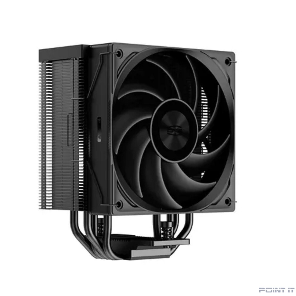 Кулер для процессора/ PCCooler RZ400 V2 BK (230W, 4-pin PWM, 155mm, Al/Cu, 4x6mm, 1x120mm, 86.73CFM, 32dBA, 2200RPM, S: 1851/1700/1200/115X, AM5/AM4, black)