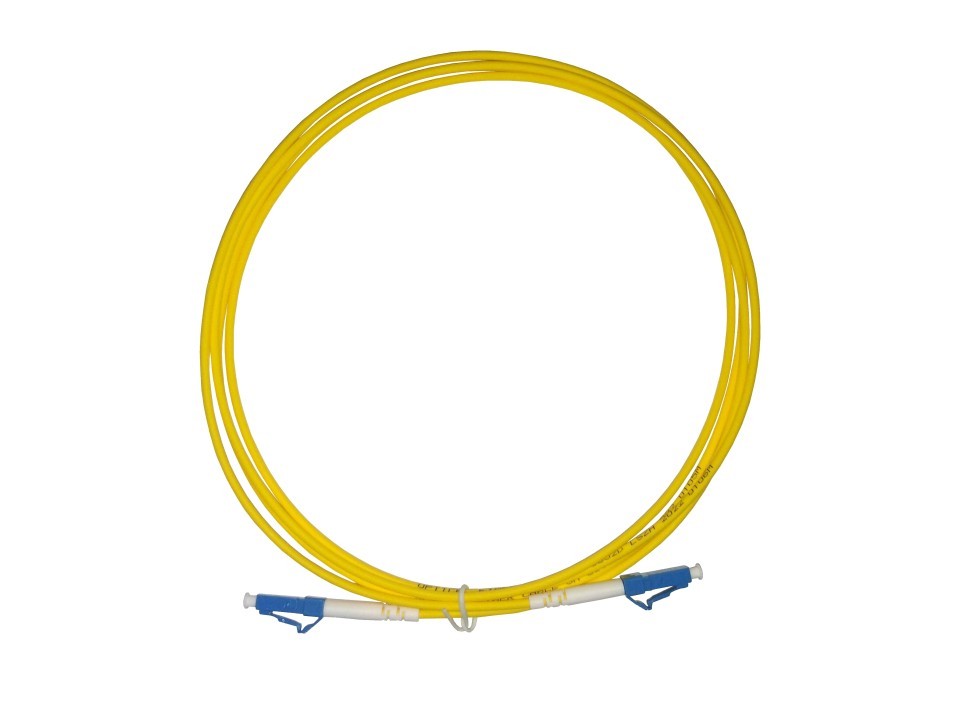 Патч-корд оптический соединительный LC-LC/UPC SM Simplex 3.0мм 9/125, LSZH 5 шт