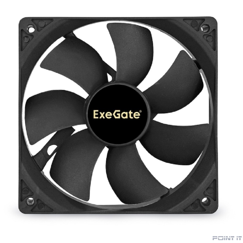 Exegate EX283387RUS Вентилятор ExeGate ExtraPower EP12025H3P, 120x120x25 мм, гидродинамический, 3pin, 1800RPM, 27dBA