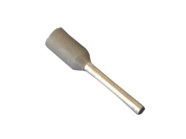 Штыревой втулочный кабельный наконечник E 7510 (НШВИ F=10мм) 0,75мм2, изолированный, серый, 100шт, NETKO Optima 20шт