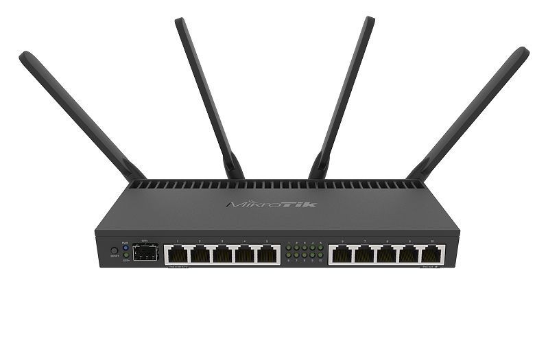 Маршрутизатор с Wi-Fi точкой доступа MikroTik RB4011iGS+5HacQ2HnD-IN