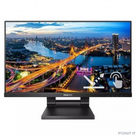 Монитор LCD PHILIPS 23.8&quot; 242B1TC/00 черный {IPS Multi-Touch 1920x1080 75Hz 4ms 178/178 250cd 50M:1 HDMI1.4}