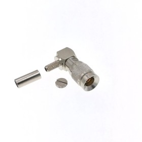 ВЧ-разъём DIN 1.0/2.3(male)угловой обжимной под кабель RG-316