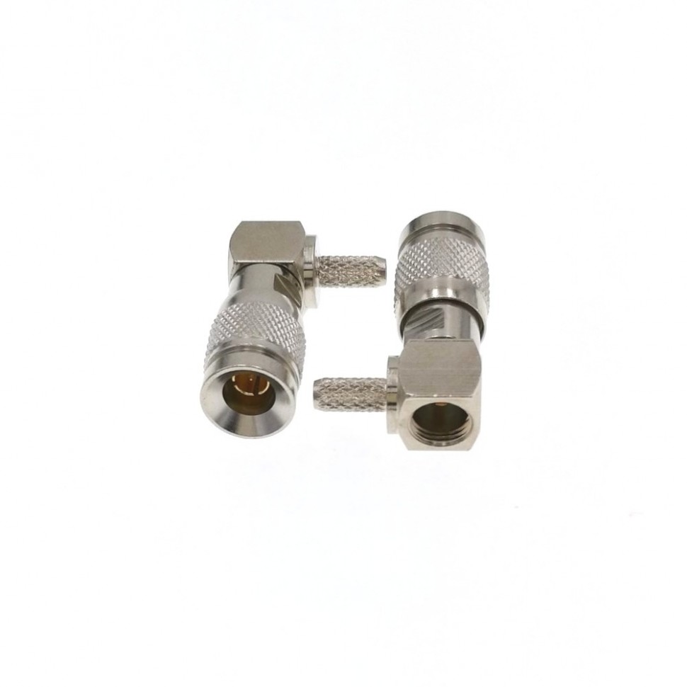 ВЧ-разъём DIN 1.0/2.3(male)угловой обжимной под кабель RG-316