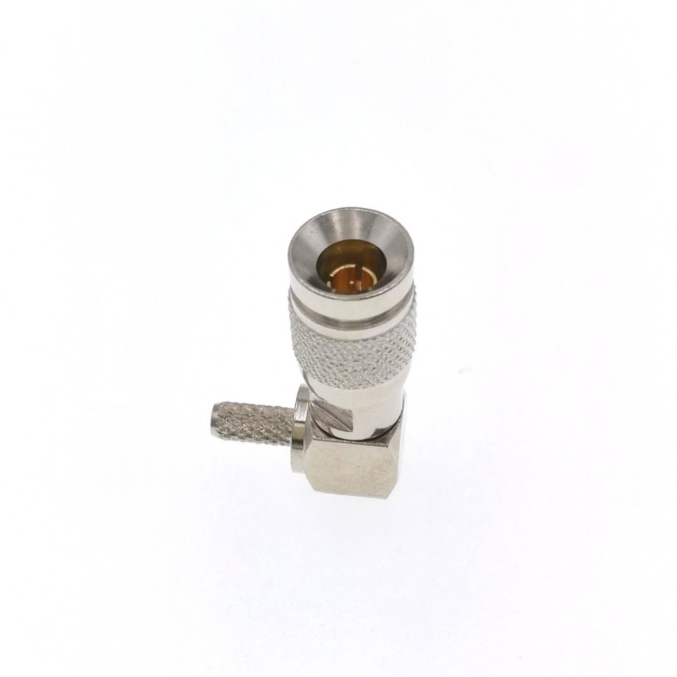 ВЧ-разъём DIN 1.0/2.3(male)угловой обжимной под кабель RG-316