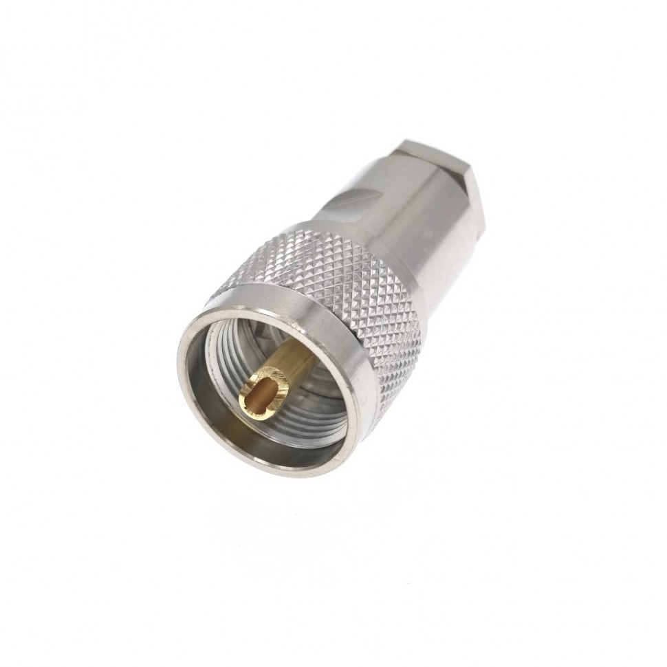 ВЧ-разъём UHF(male) PL259 прижимной под кабель 5D-FB