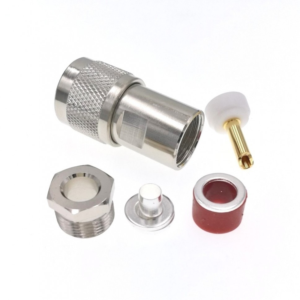 ВЧ-разъём UHF(male) PL259 прижимной под кабель 5D-FB