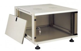 Шкаф настенный 6U серия NGQ (540х450х310), собранный, серый