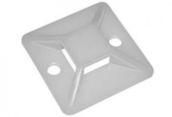 Площадка самоклеющаяся  для крепления стяжек 20мм*20мм (для стяжек шириной 5мм), NETKO Optima (упак.100 шт) SB