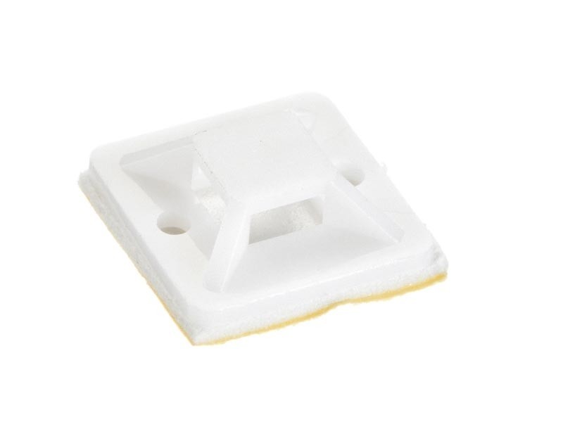 Площадка самоклеющаяся  для крепления стяжек 20мм*20мм (для стяжек шириной 5мм), NETKO Optima (упак.100 шт) SB